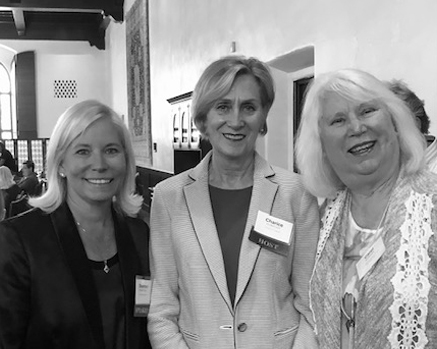 Executive-Forum-4 Shannon Deary-Bell, President & CEO of Nor-Cal Beverage Co., with River City Bank’s Charice Huntley and Carol Burger of Burger Rehabilitation