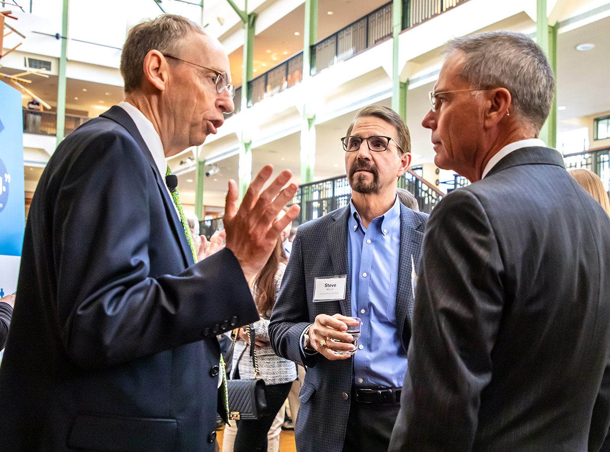 Steve Fleming, Steve Mills of DCA Capital Partners, and Lon Burford of Genovese Burford & Brothers